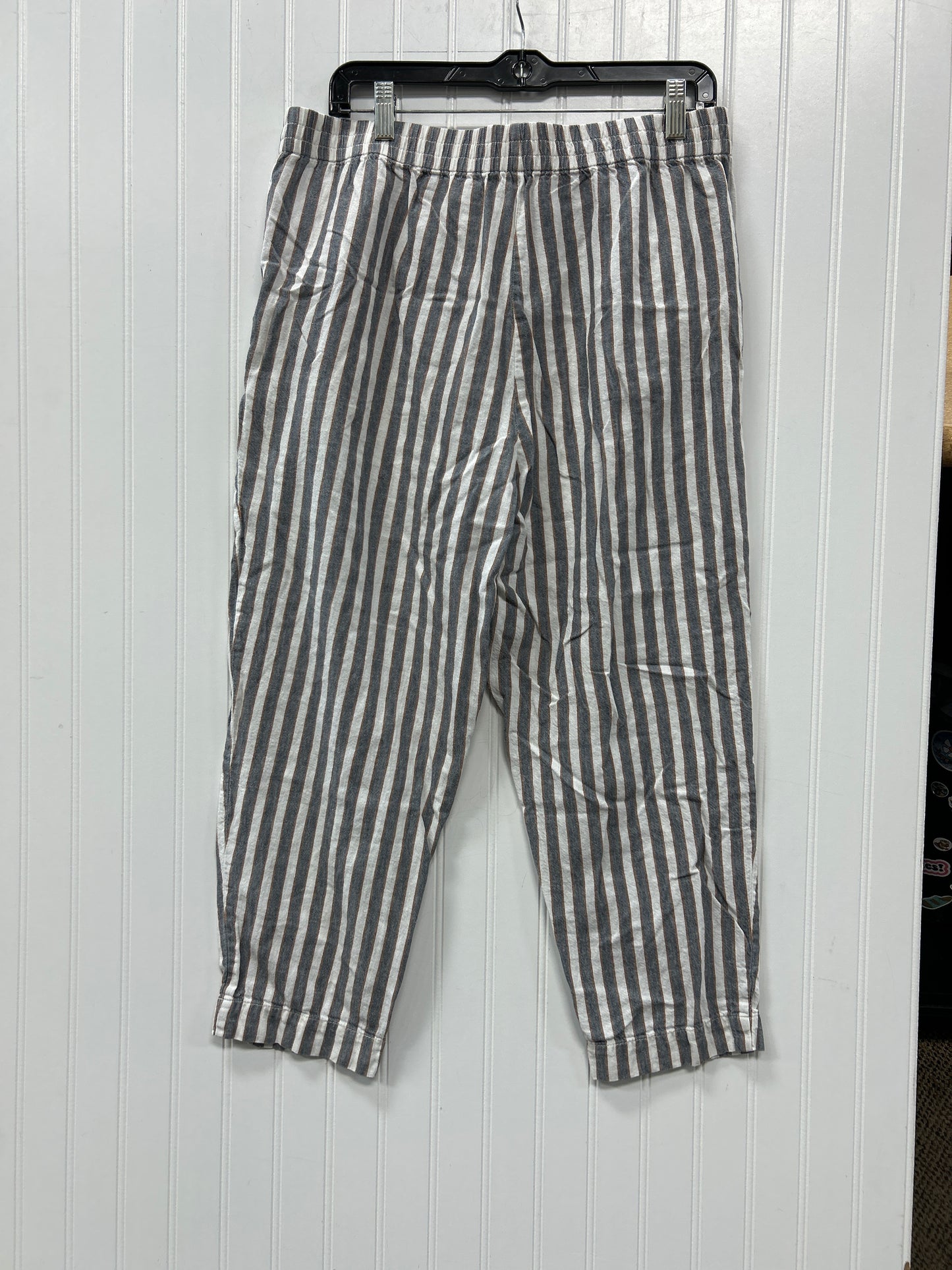 Pants Linen By Madewell In Striped Pattern, Size:L