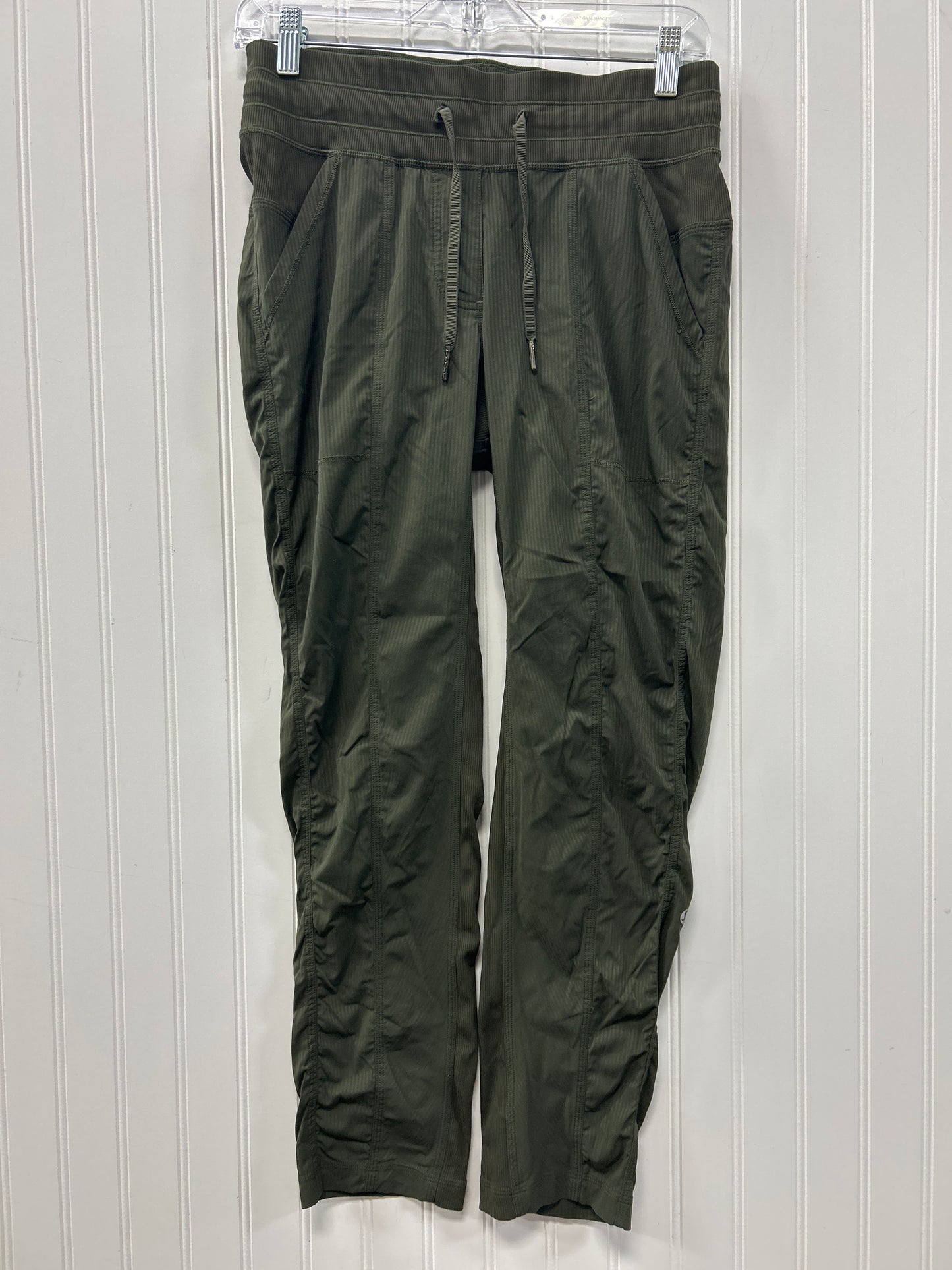 Athletic Pants By Lululemon In Green, Size:6