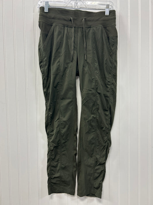 Athletic Pants By Lululemon In Green, Size:6