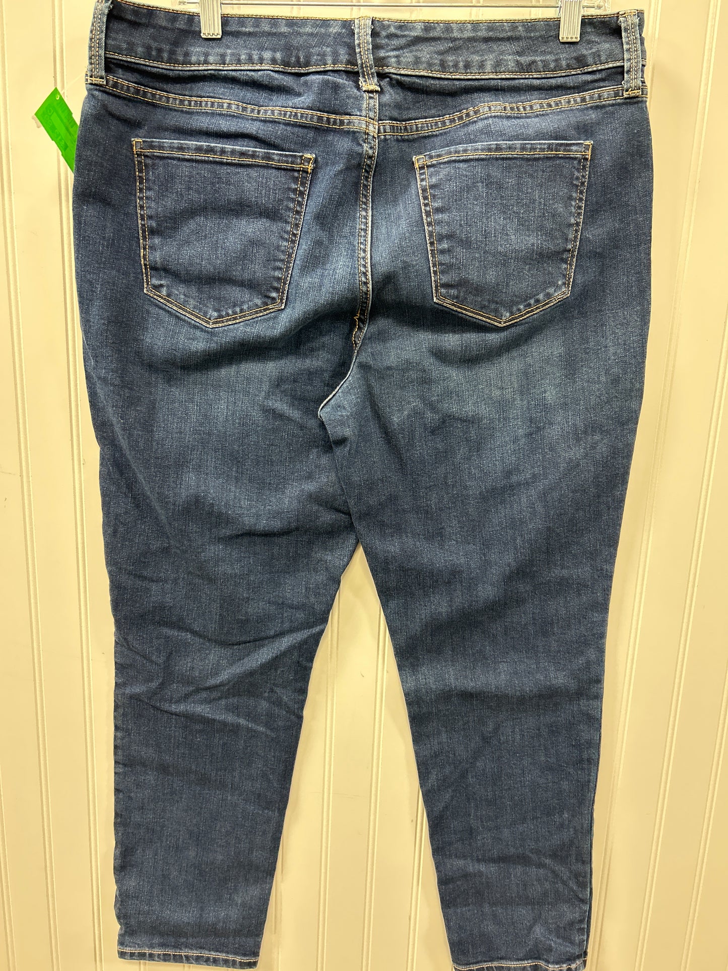 Jeans Skinny By St Johns Bay In Blue Denim, Size:16
