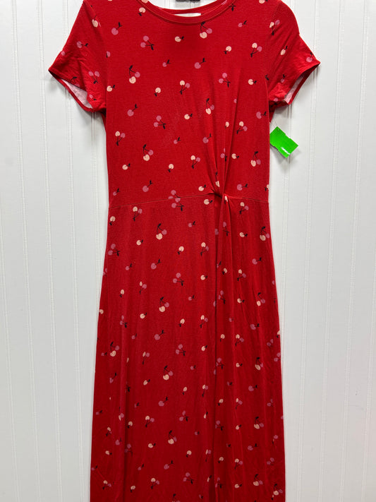 Dress Casual Maxi By Loft In Red, Size:Xs