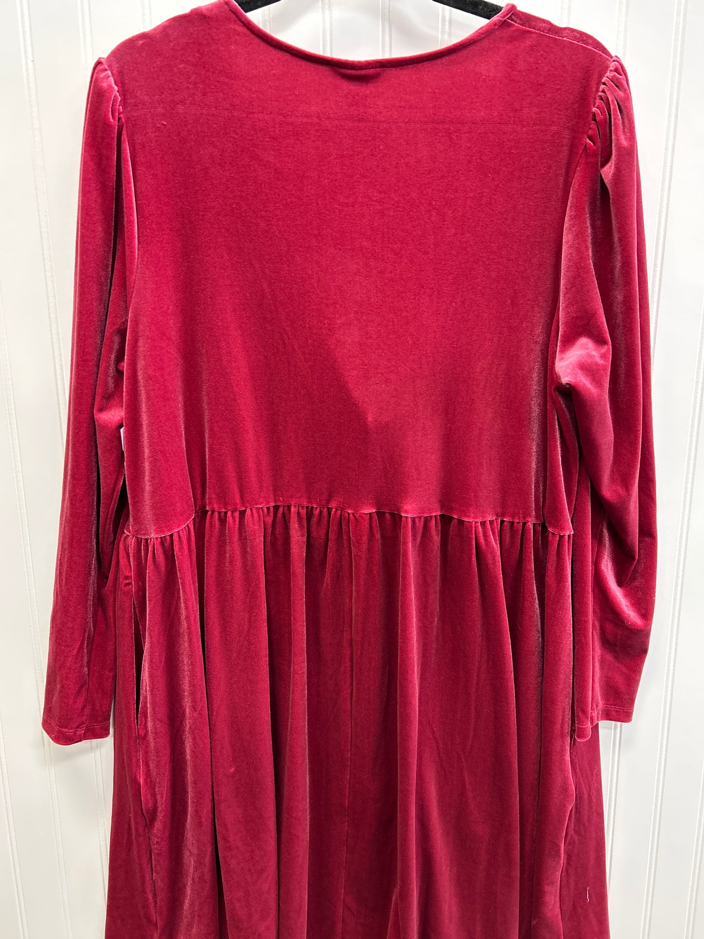 Dress Party Midi By Ava & Viv In Pink, Size:2X