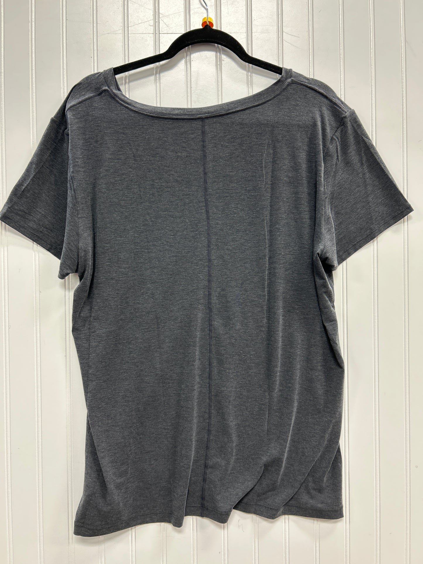 Athletic Top Ss By Gapfit In Grey, Size:Xl