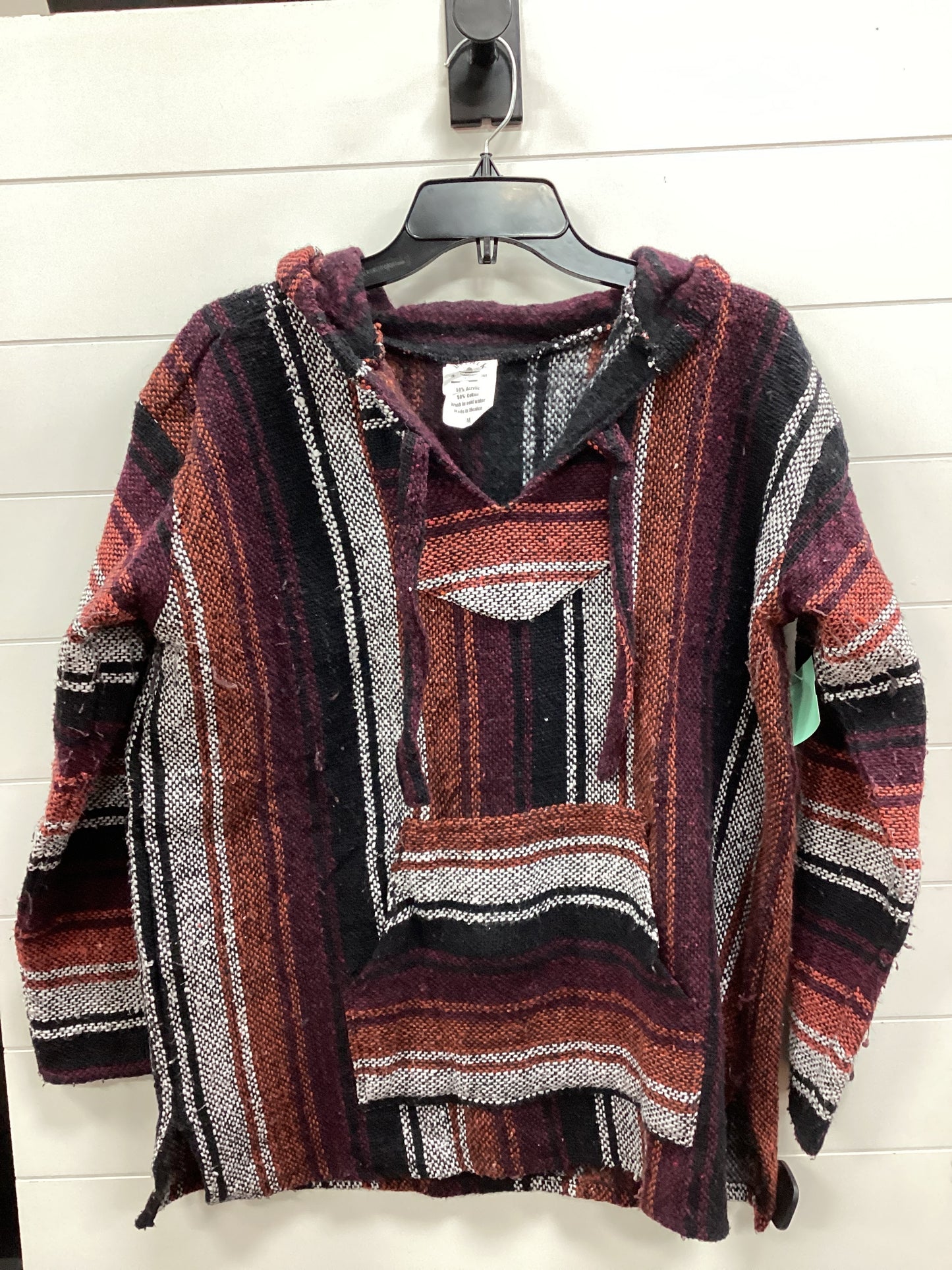 Sweatshirt Hoodie By Cmc In Striped Pattern, Size:M