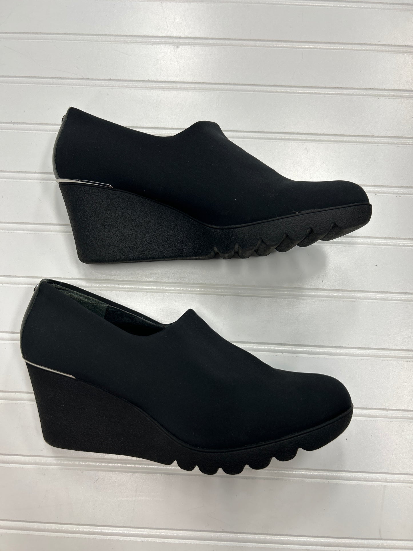Shoes Heels Wedge By Donald Pliner In Black, Size:9