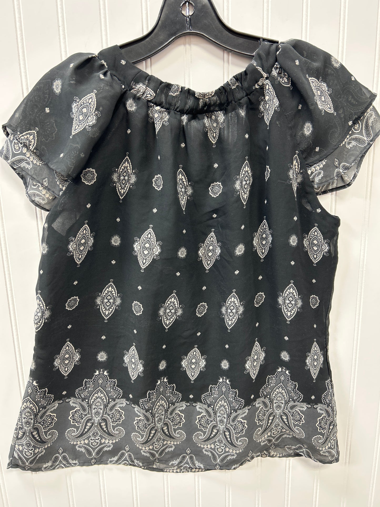 Top Sleeveless By Apt 9 In Black, Size:Lp