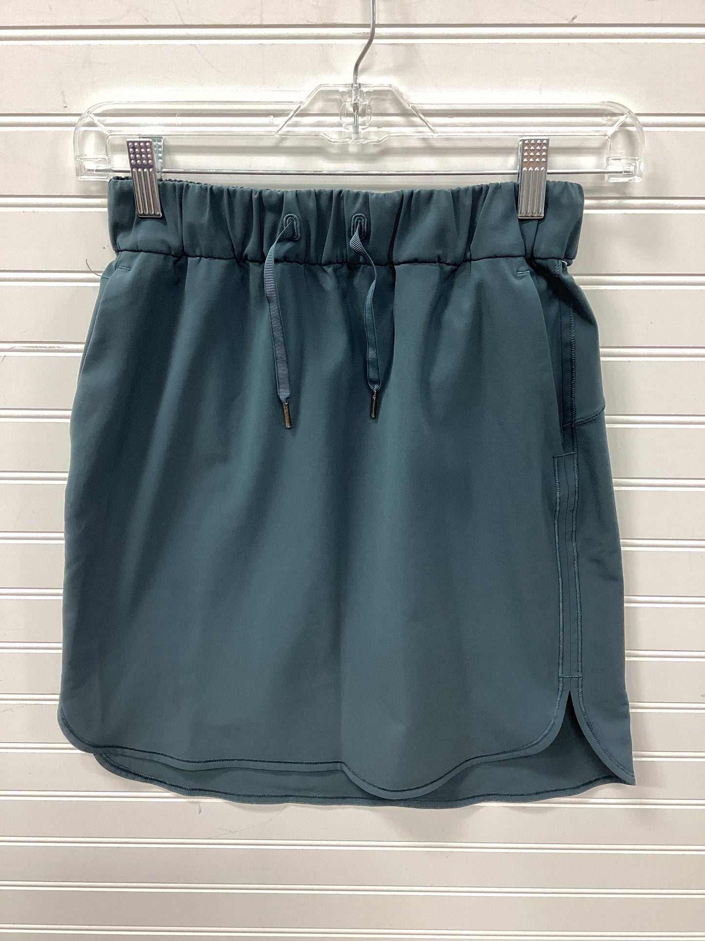 Athletic Skirt By Lululemon In Teal, Size:4
