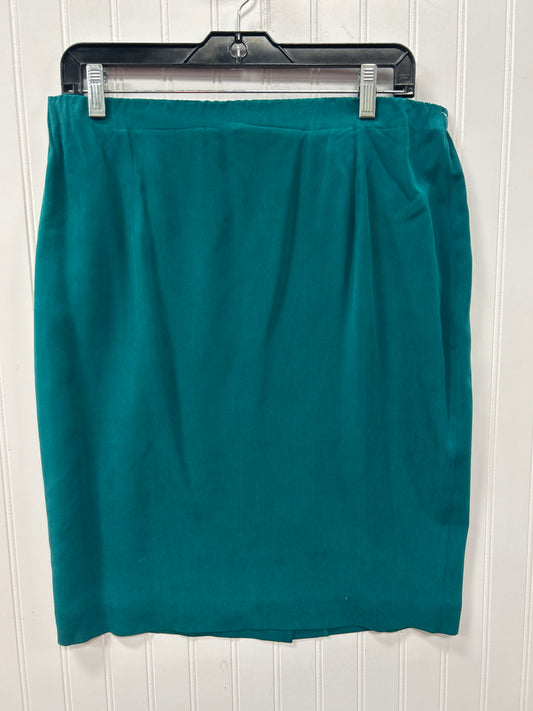 Skirt Midi By Classiques Entier In Teal, Size:12