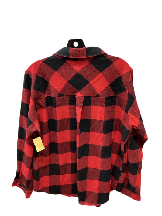 Top Ls By Cmc In Plaid Pattern, Size:L
