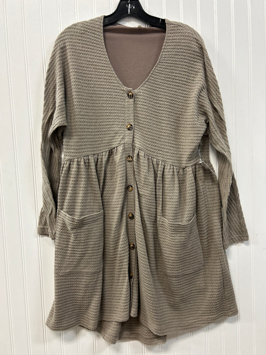 Dress Sweater By Amaryllis In Grey, Size:M