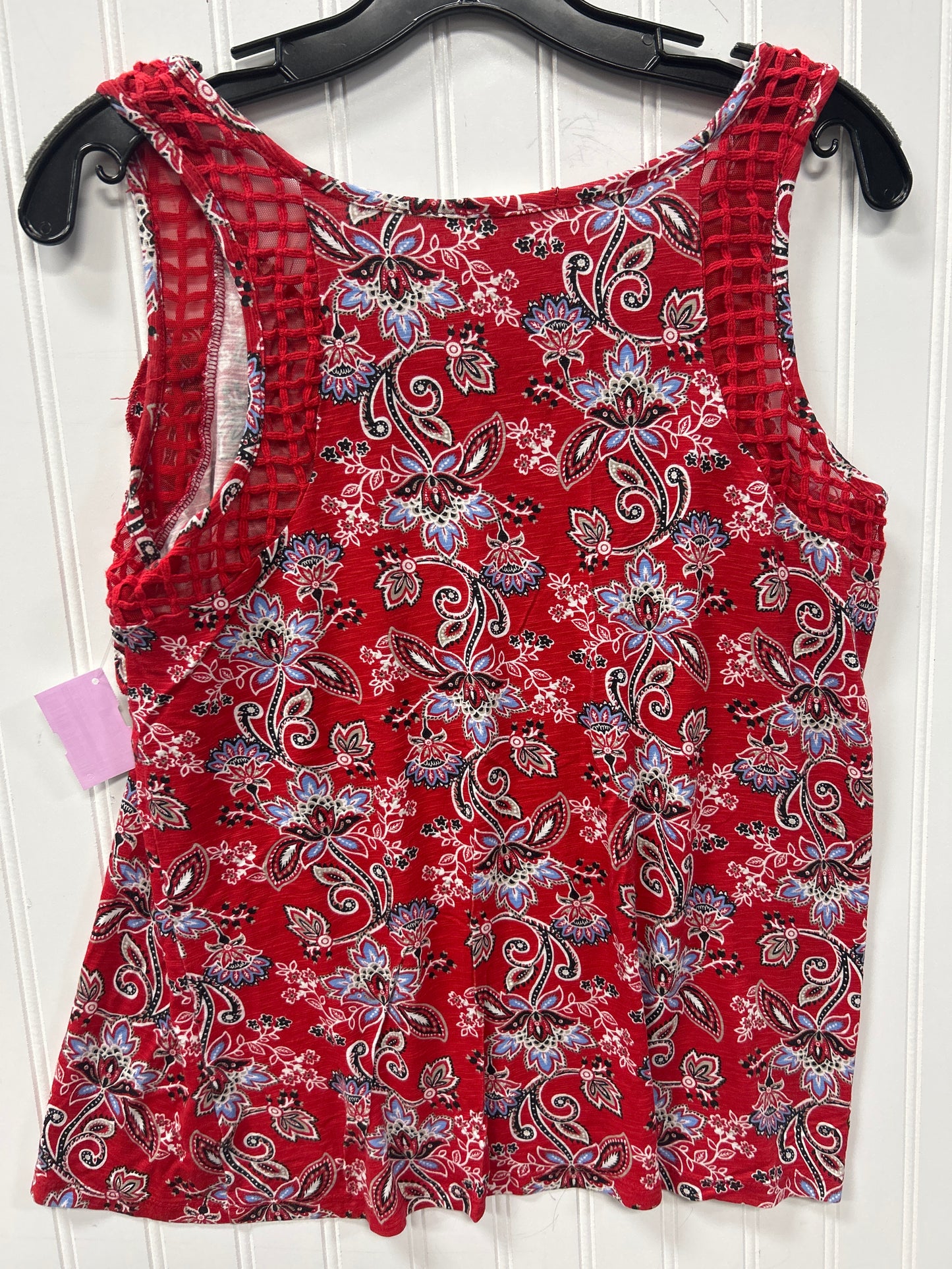 Top Sleeveless By Maurices In Red, Size:M