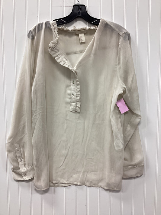 Top Ls By H&M In Cream, Size:L