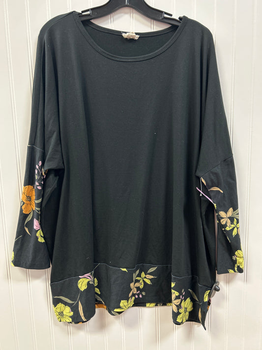 Top Ls By Yelete In Black, Size:Xl