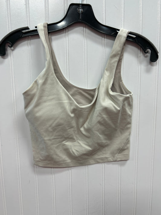 Athletic Tank Top By Lululemon In Cream, Size:4
