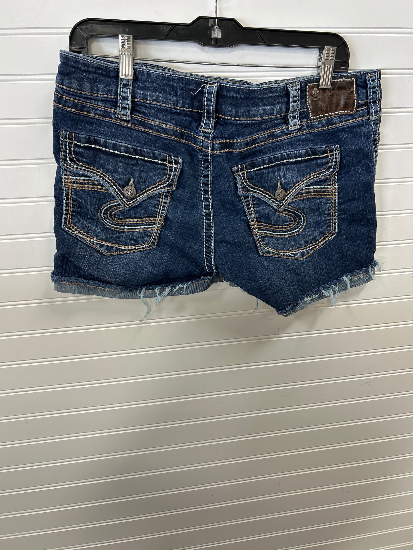 Shorts By Silver In Blue Denim, Size:14