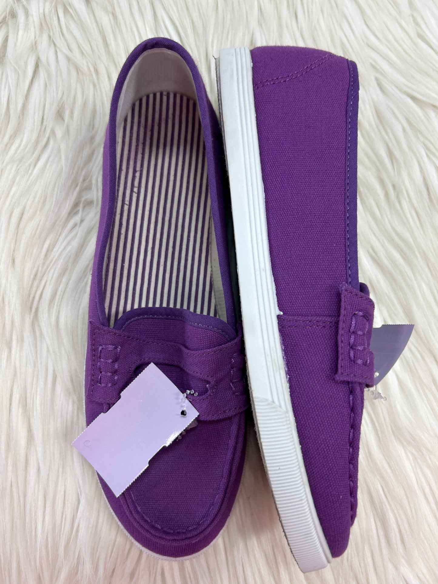 Shoes Flats By Cmc In Purple, Size:8