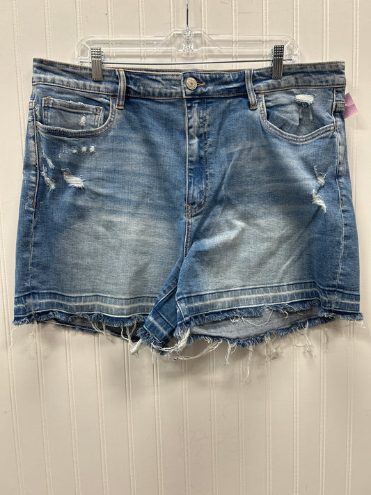 Shorts By Vervet In Blue Denim, Size:3X
