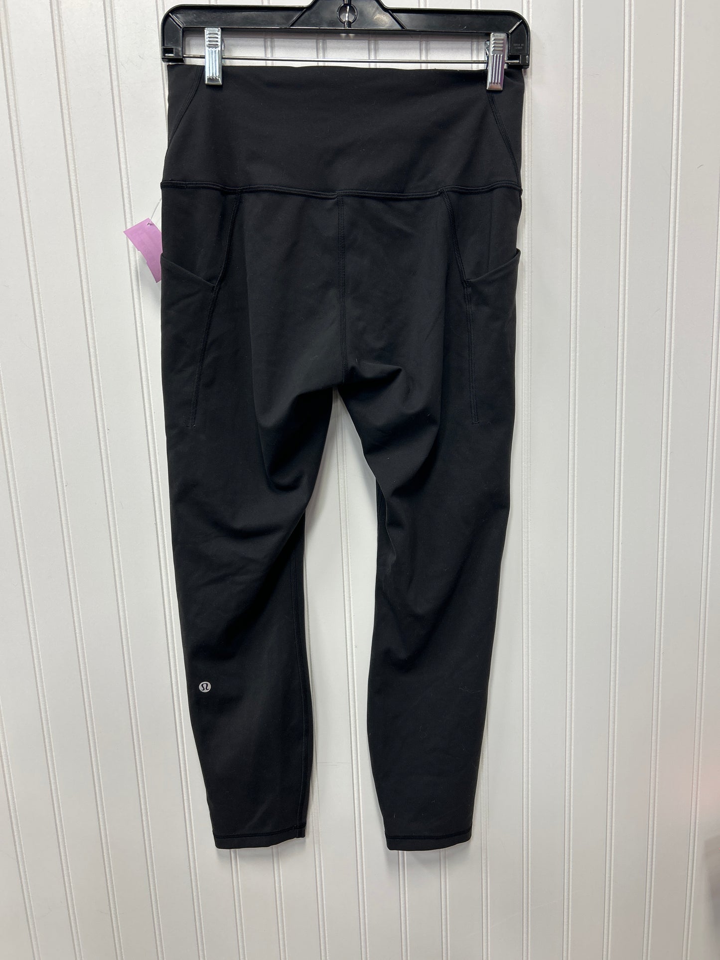 Athletic Leggings By Lululemon In Black, Size:10