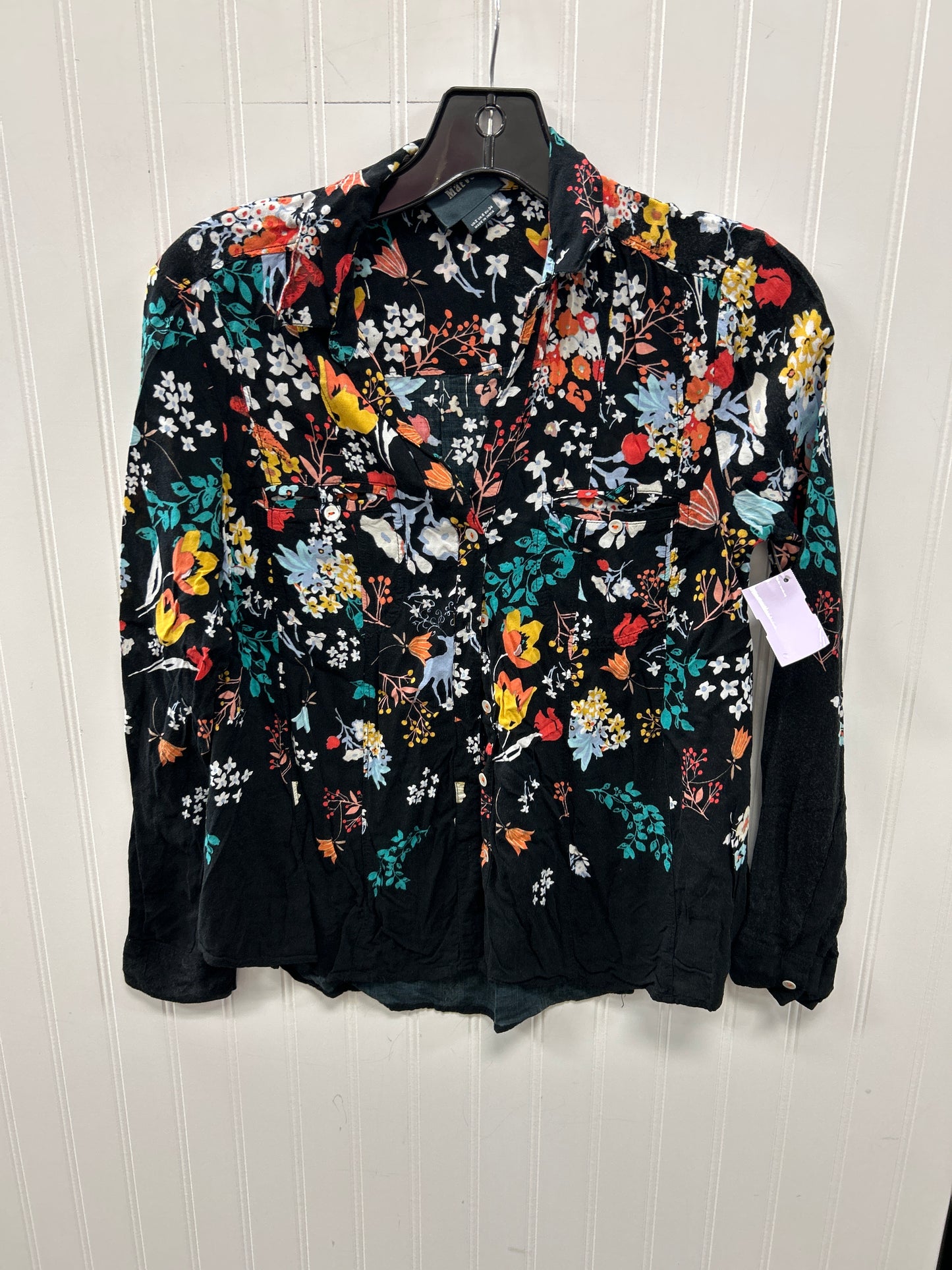 Top Ls By Maeve In Black, Size:2