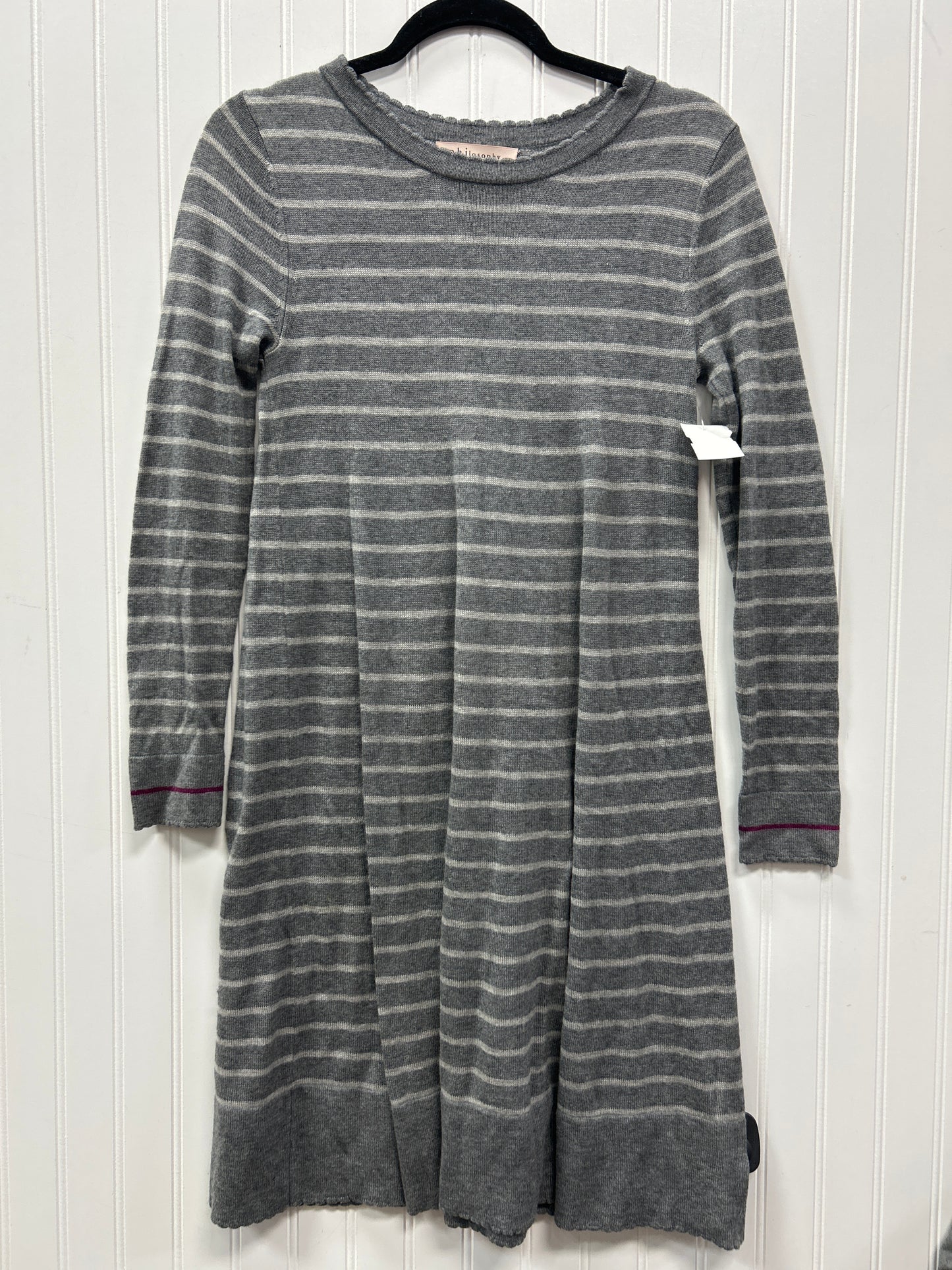 Dress Sweater By Philosophy In Grey, Size:S