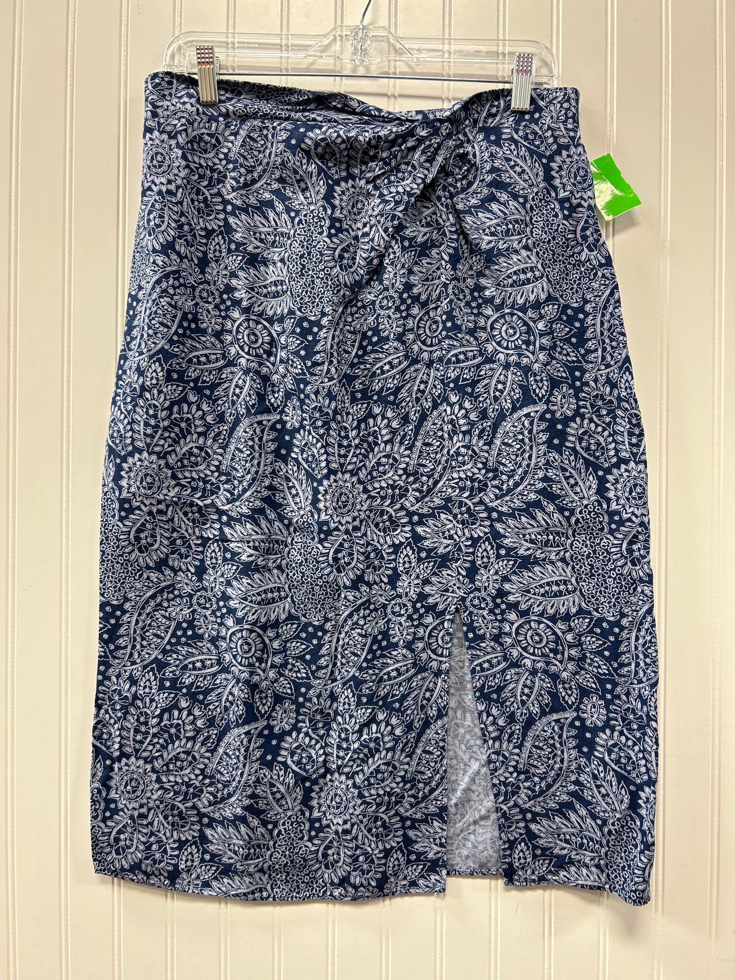 Skirt Maxi By Madewell In Blue, Size:10