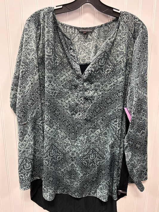 Top Ls By Rock And Republic In Blue, Size:Xl
