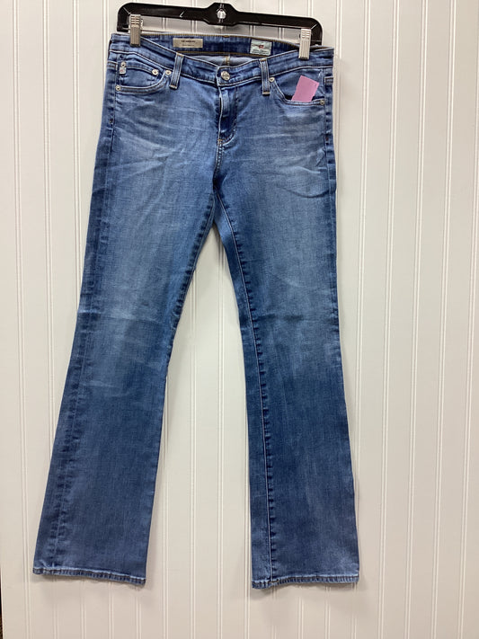Jeans Boot Cut By Adriano Goldschmied In Blue Denim, Size:6P