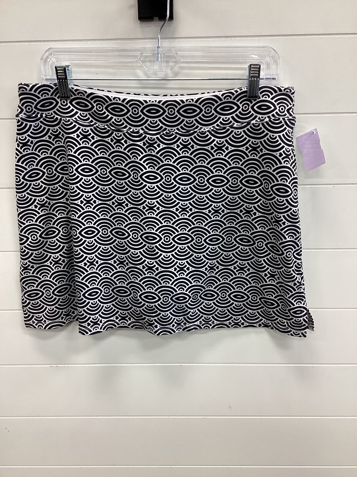 Athletic Skort By Soybu In Black & White, Size:L