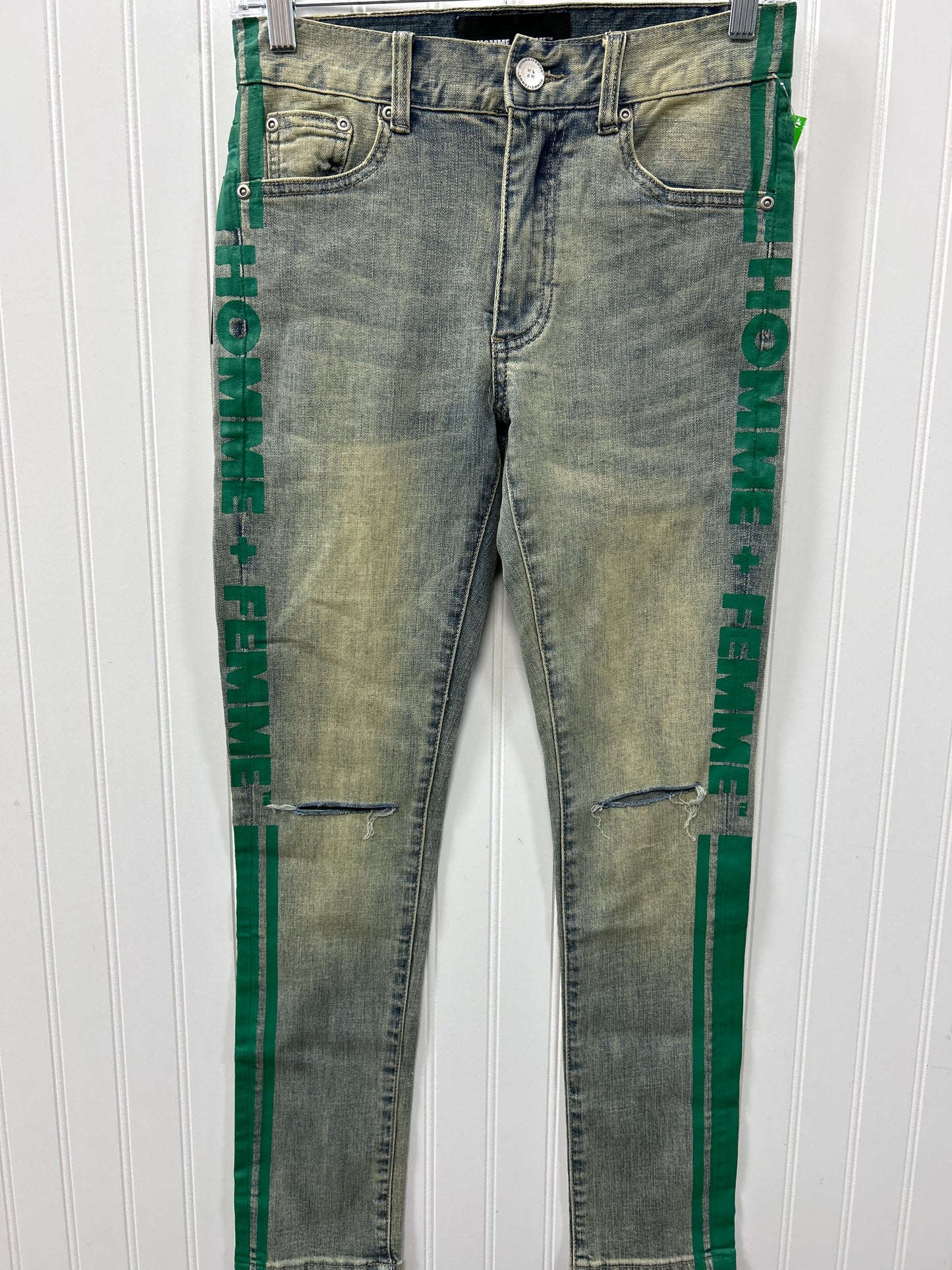 Jeans Skinny By Cmc In Blue Denim, Size:6