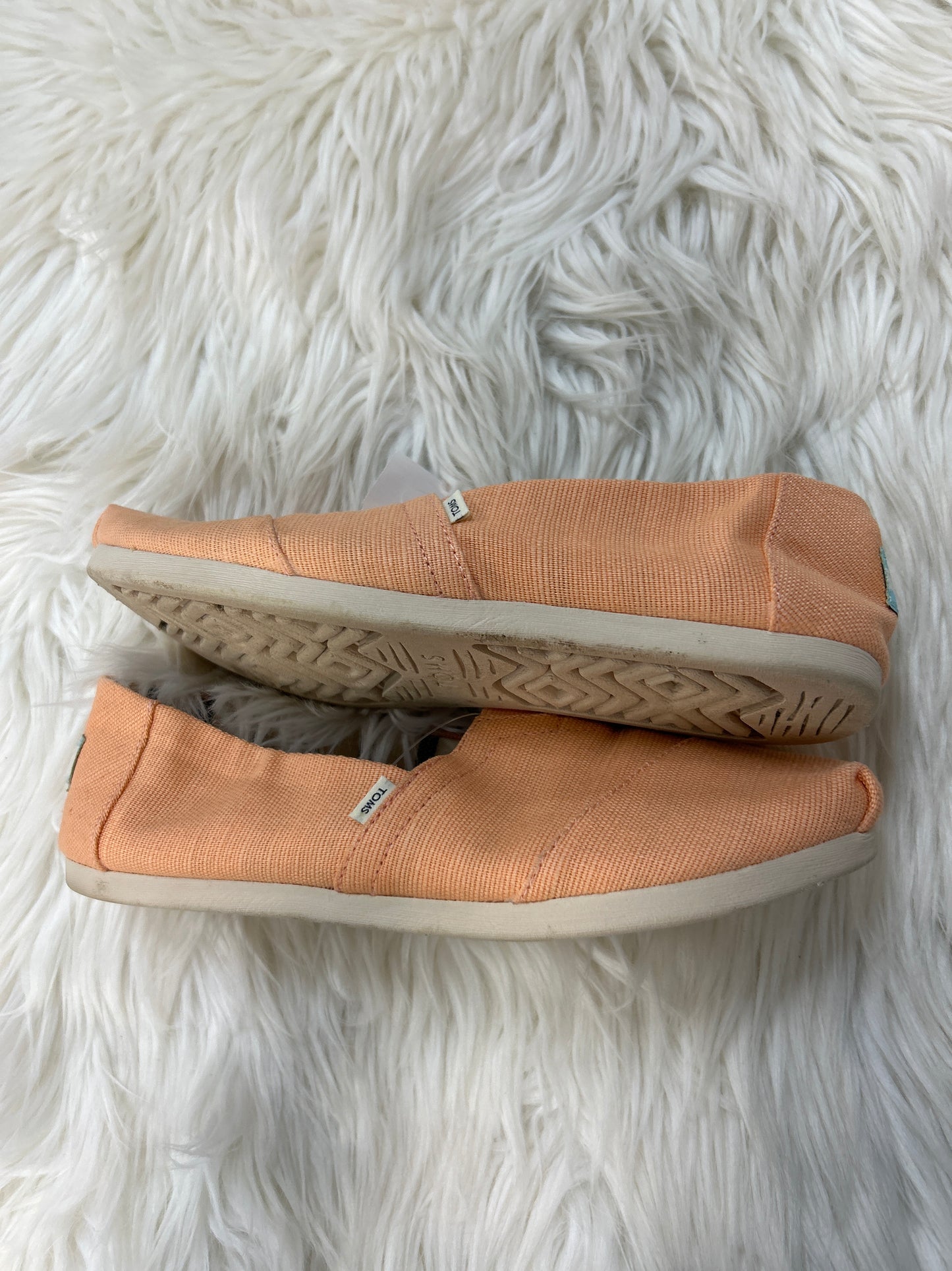 Shoes Flats By Toms In Orange, Size:8.5
