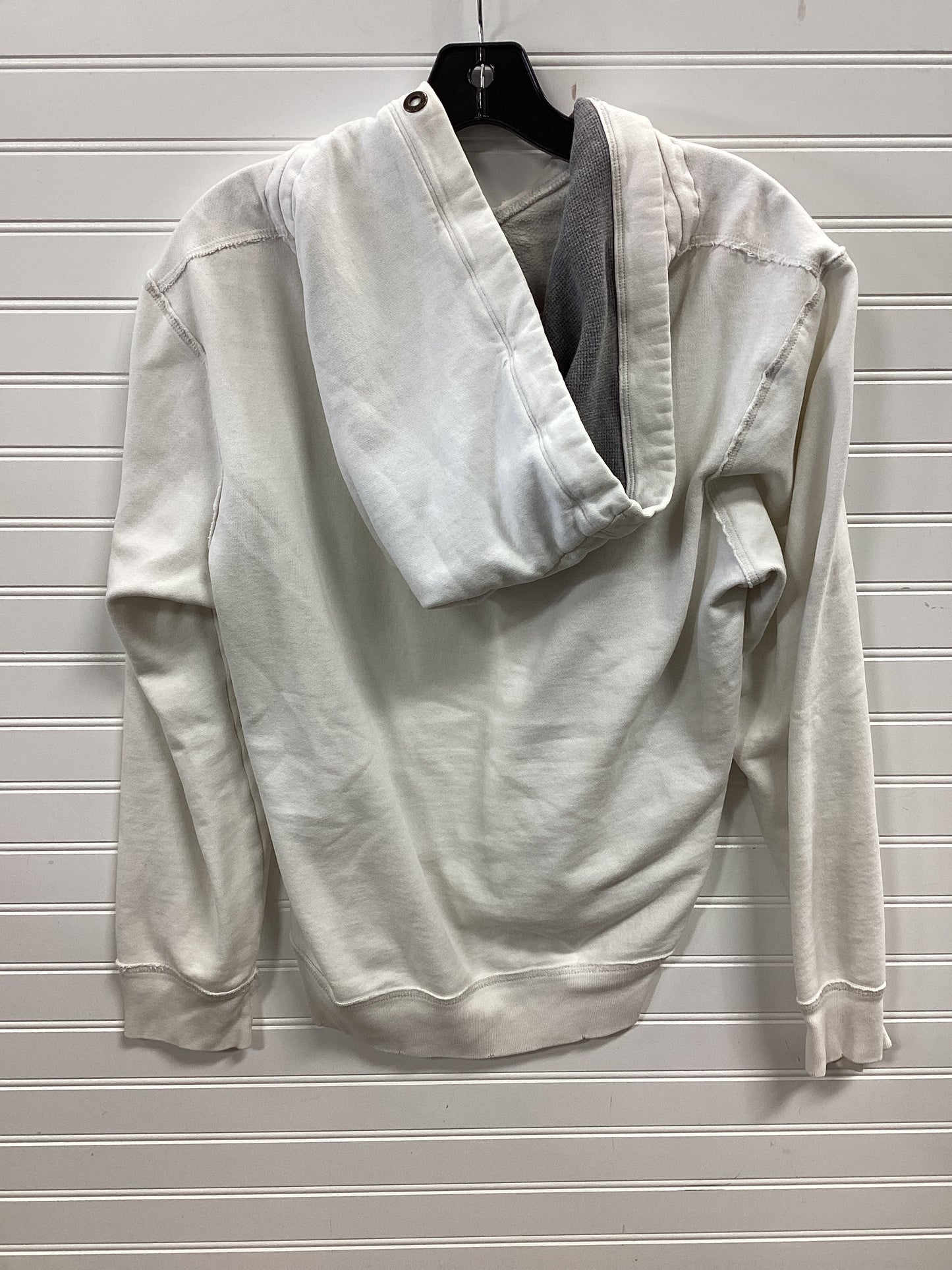 Sweatshirt Hoodie By Aeropostale In White, Size:M