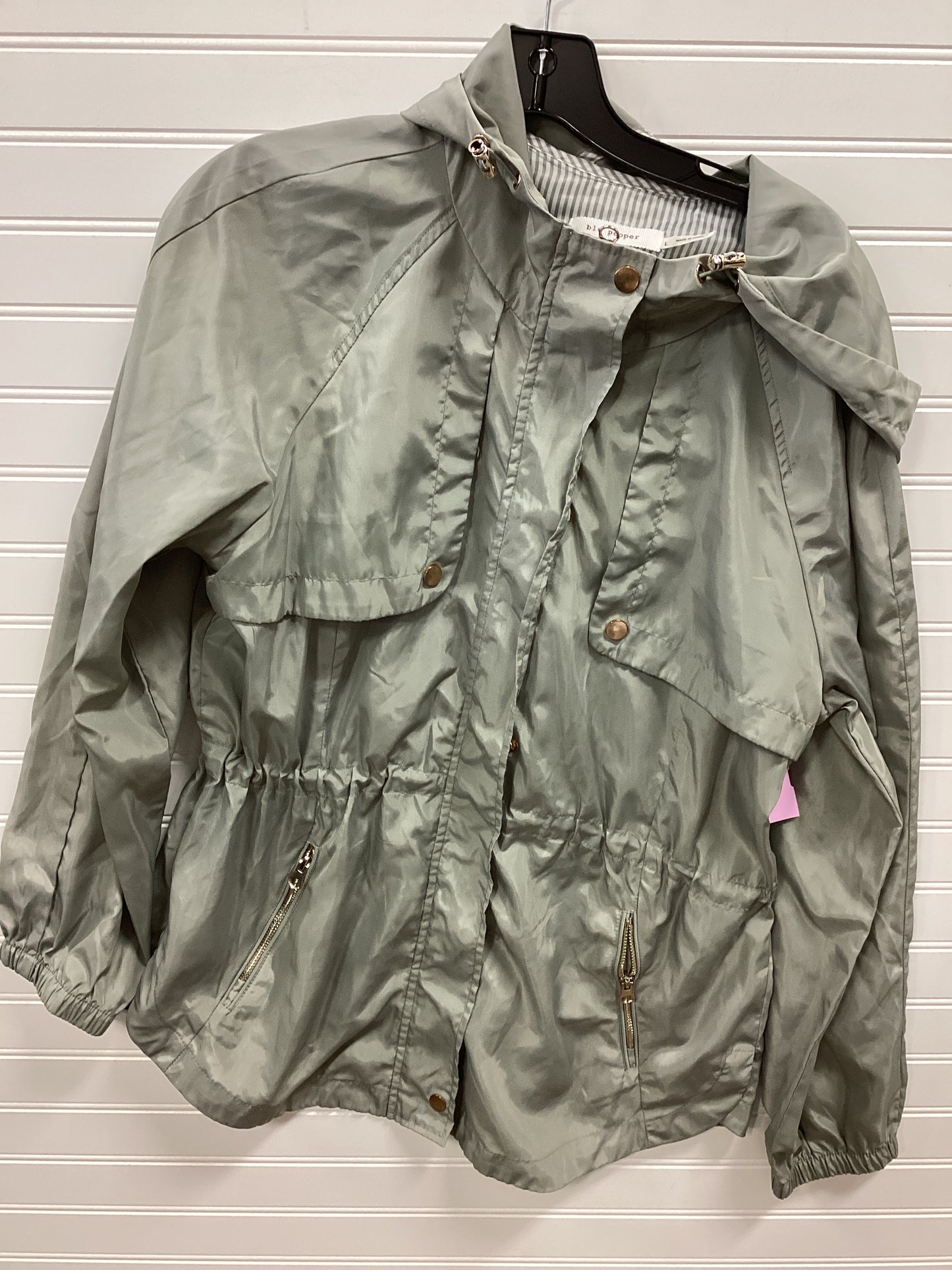 Jacket Other By Blu Pepper In Green, Size:L