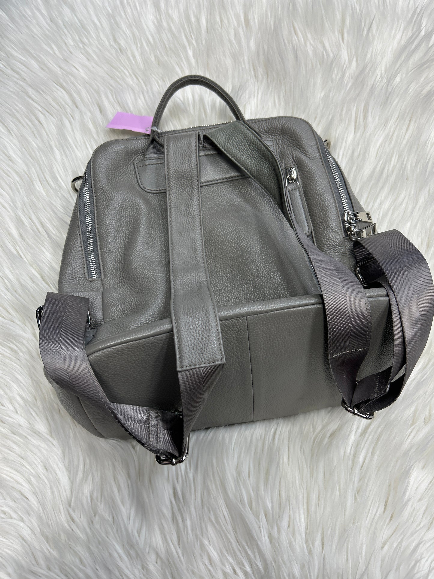 Backpack By Clothes Mentor In Grey, Size:Large