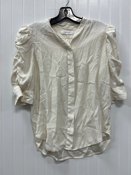 Top Ss By Frame In Cream, Size:M