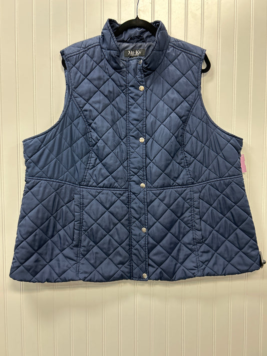 Vest Puffer & Quilted By Sante Fe Blues In Navy, Size:3X