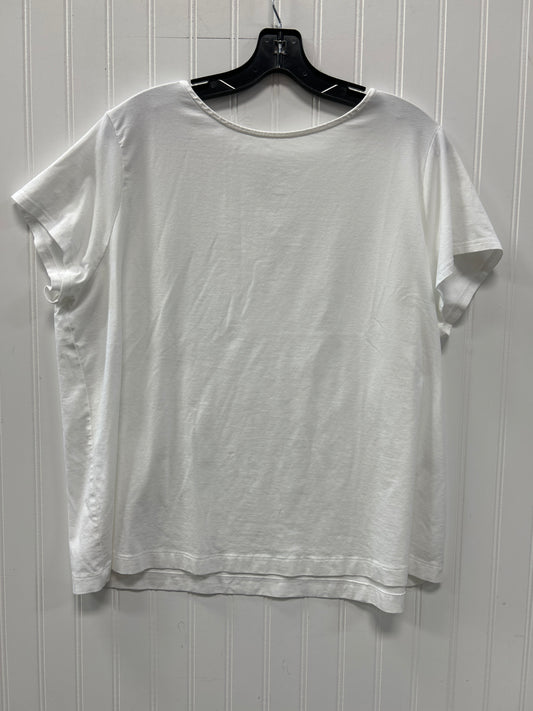 Top Ss By J. Jill In White, Size:Xl