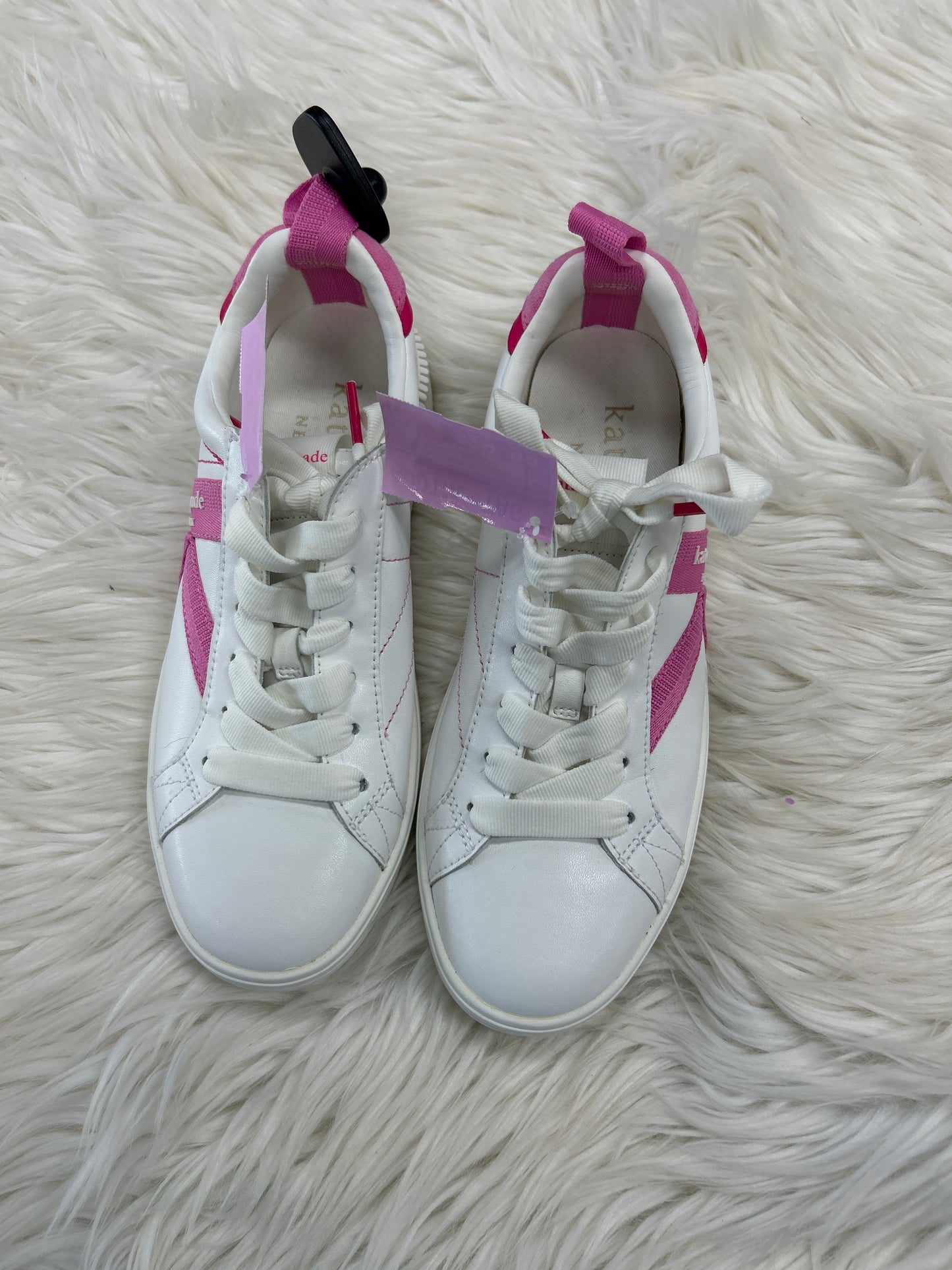 Shoes Designer By Kate Spade In Pink & White, Size:6.5
