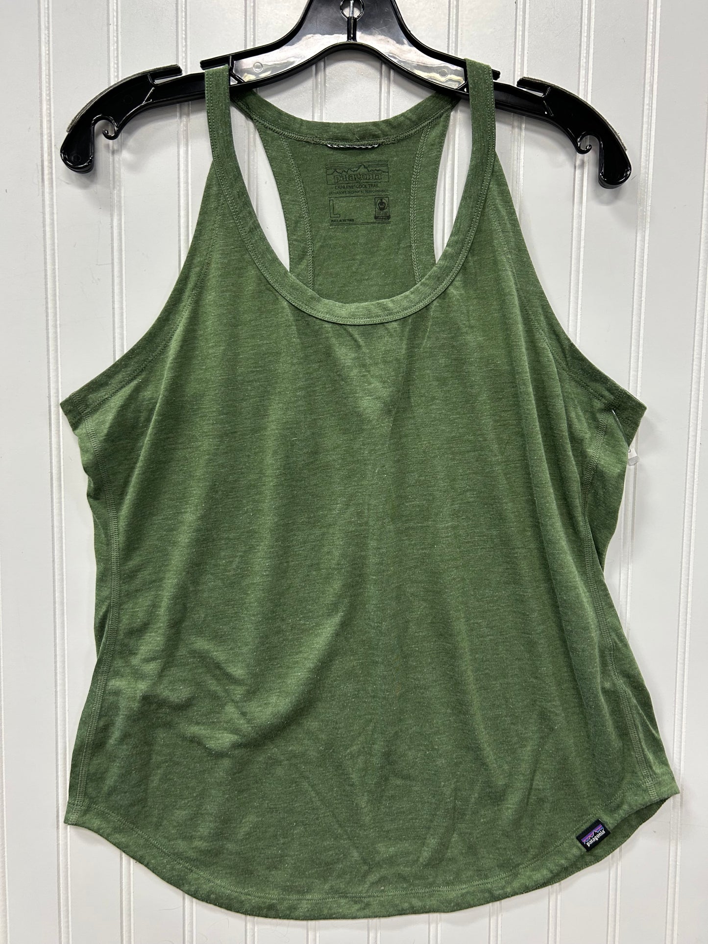 Athletic Tank Top By Patagonia In Green, Size:L