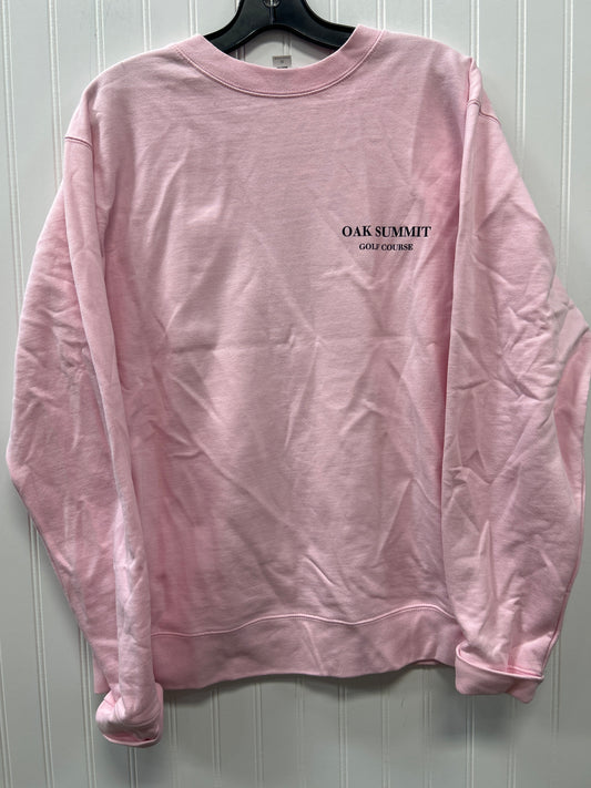 Sweatshirt Crewneck By Clothes Mentor In Pink, Size:M