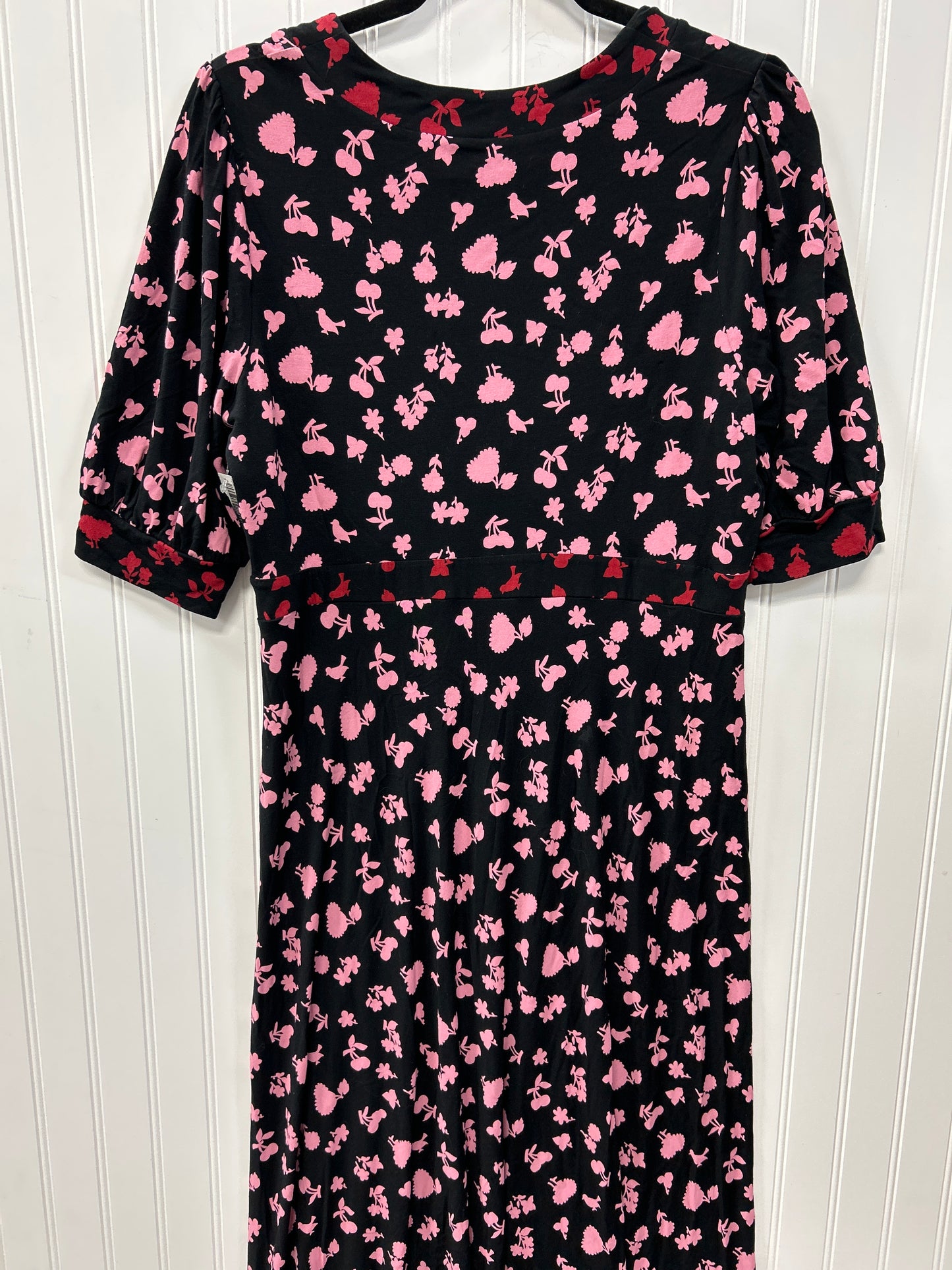 Dress Casual Maxi By Boden In Black & Pink, Size:M