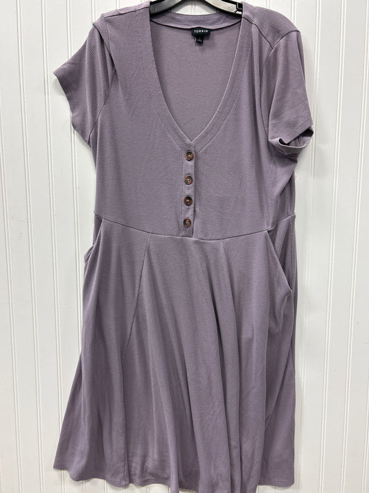 Dress Casual Midi By Torrid In Purple, Size:1X