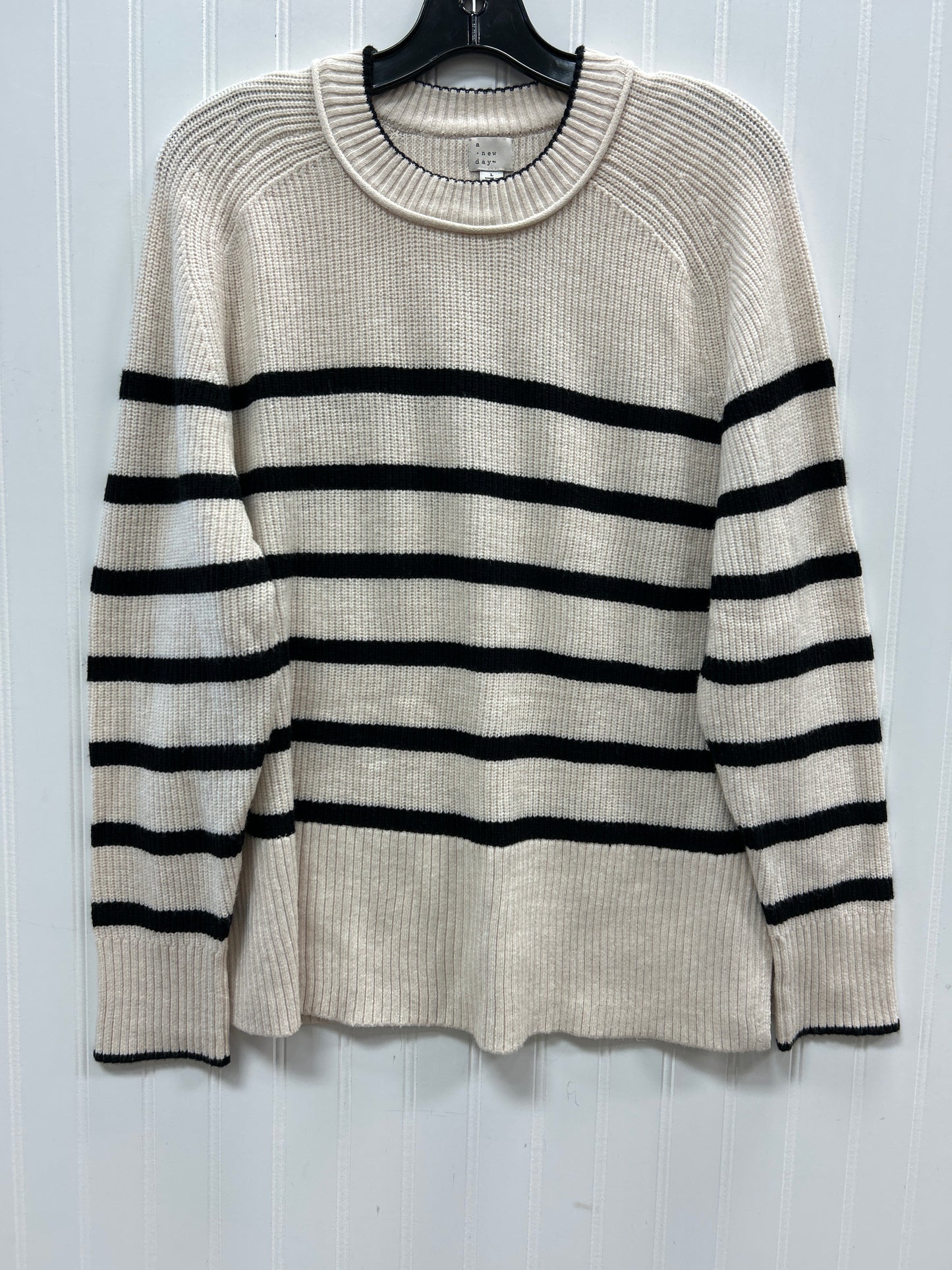 Sweater By A New Day In Cream, Size:L