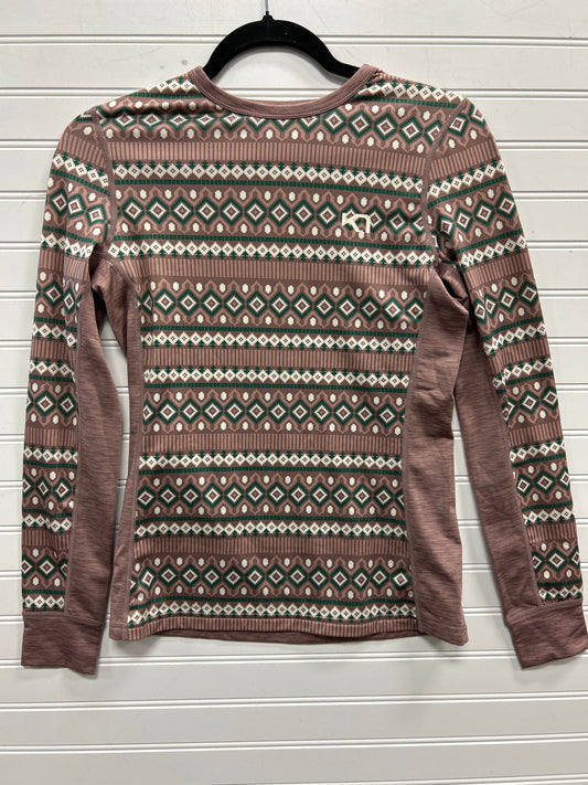 Athletic Top Ls Crewneck By Cmc In Purple, Size:S