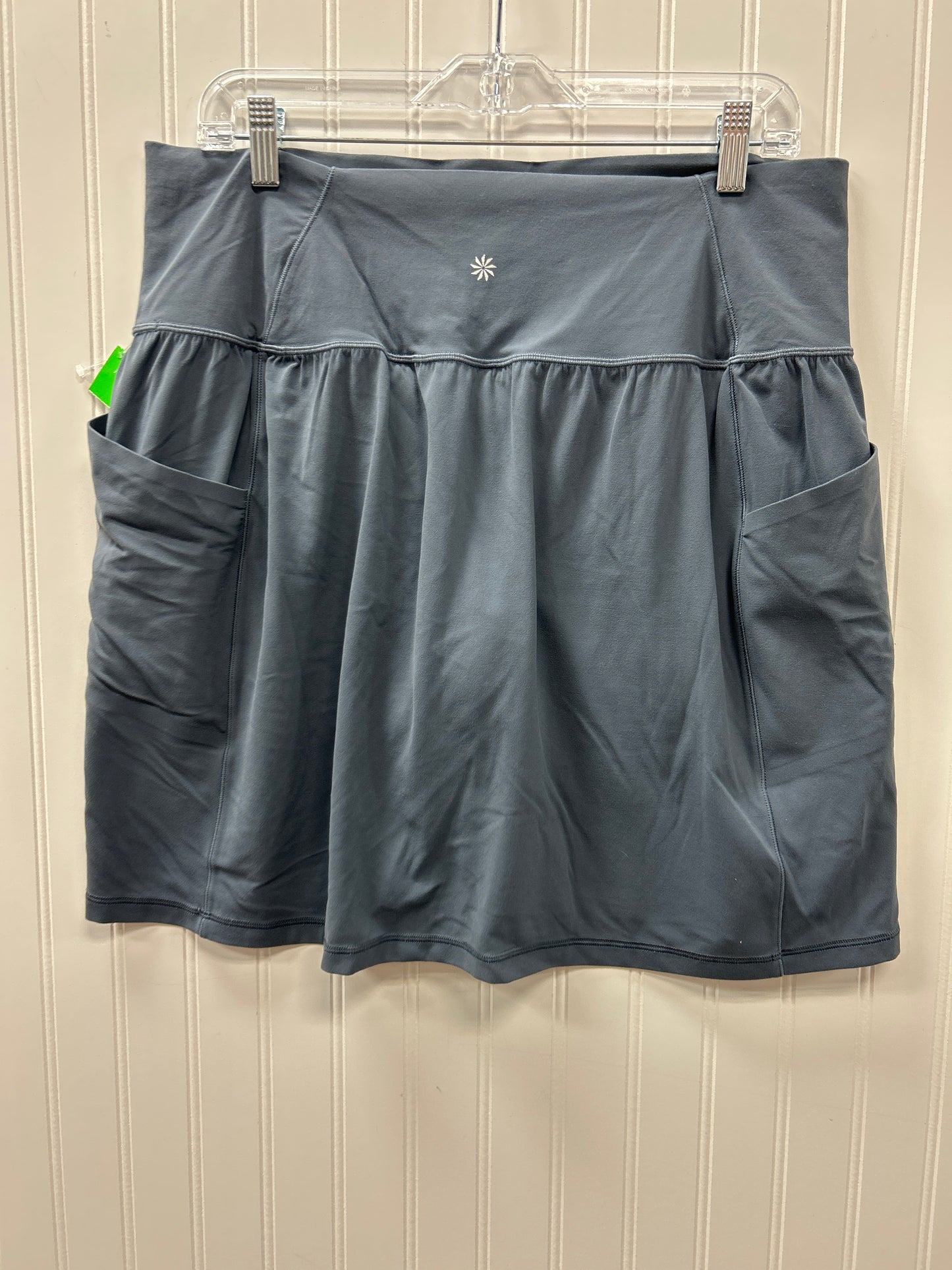Athletic Skort By Athleta In Grey, Size:1X