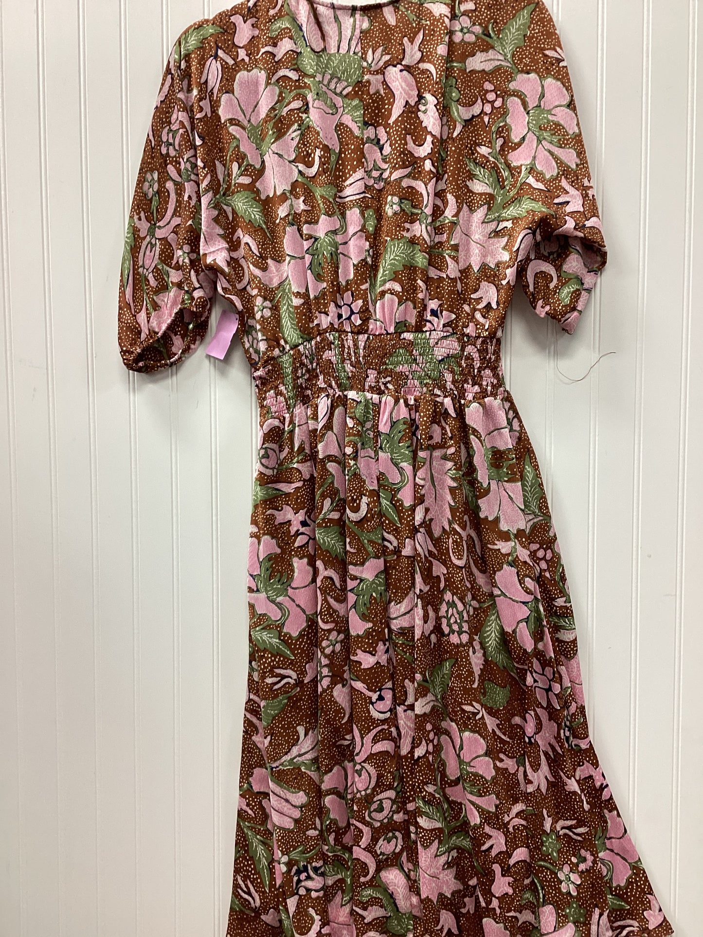 Dress Casual Maxi By Cmc In Brown, Size:S