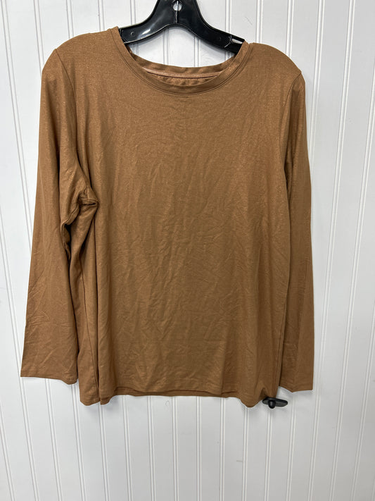Top Ls By Chicos In Brown, Size:L