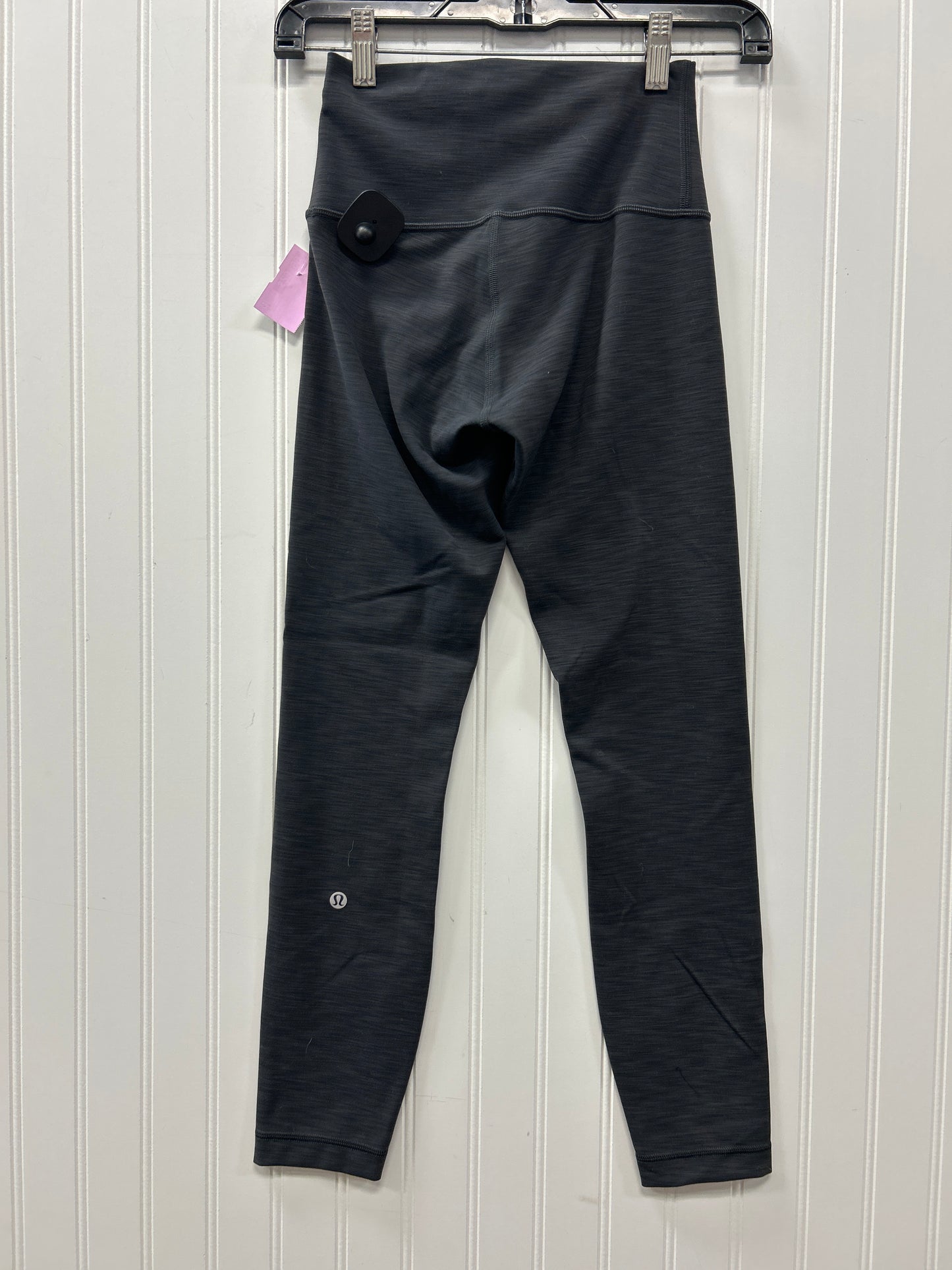 Athletic Leggings By Lululemon In Grey, Size:4