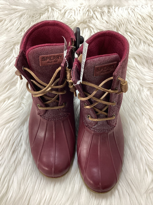 Boots Snow By Sperry In Purple, Size:8