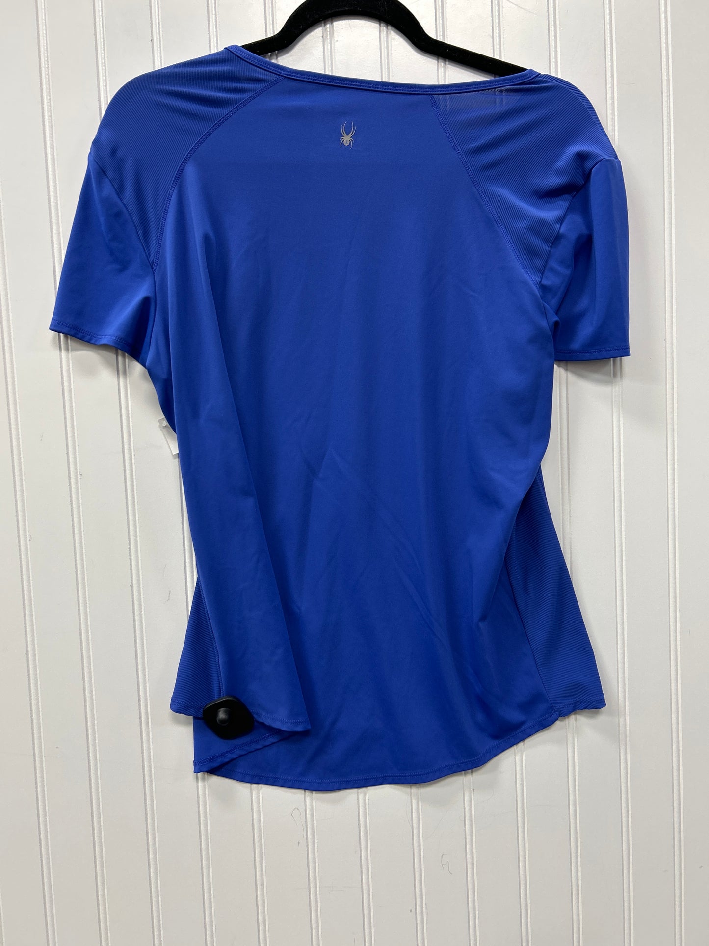 Athletic Top Ss By Spyder In Blue, Size:L