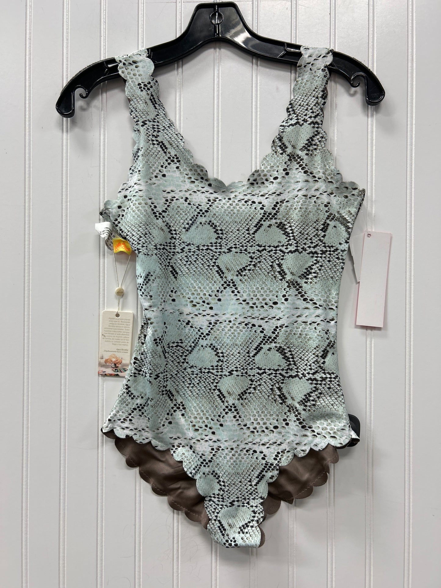 Bodysuit By Agua Bendita In Blue, Size:S
